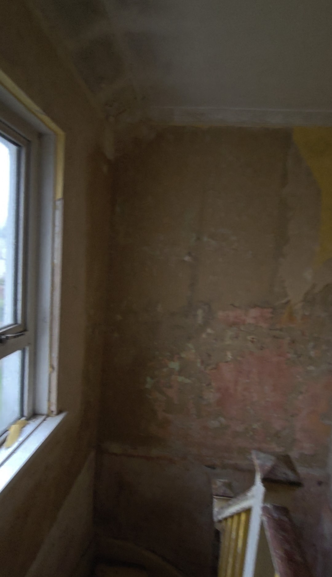 Landing stairs before renovation